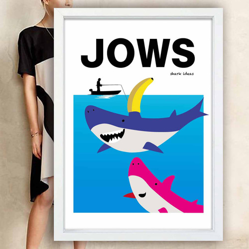 サメのアイデア イラスト ポスター A4 A3 A2 A1 アート アートポスター