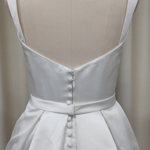 デザイン変更可能】Aライン チューブトップ スリット 2way  