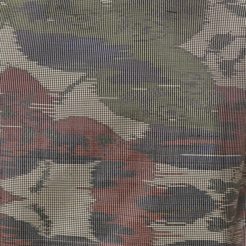 大島紬ロールカラープリンセスラインワンピース 雨の祈 ワンピース  