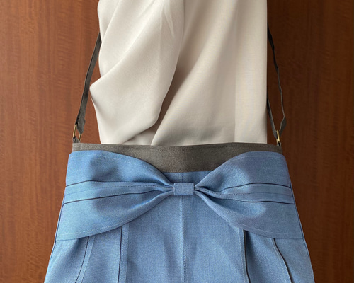 超軽量♡倉敷畳縁シンプルリボンショルダーバッグ：３点セット e7bce6616d290e80c4bea03d4b5ba9