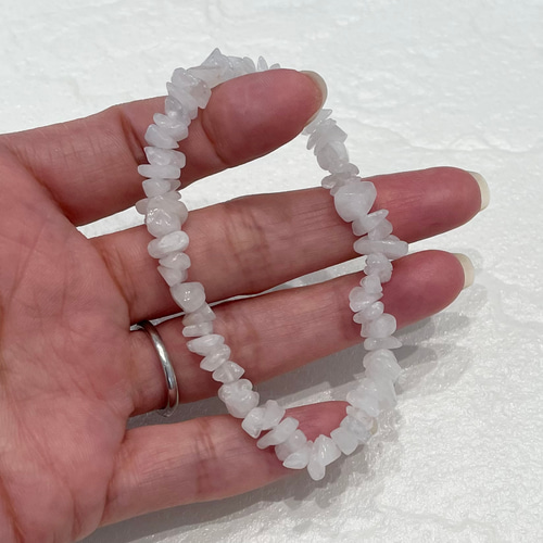 高波動ハイパワーアゼツライトブレスレット約9.5mm ギャランティ