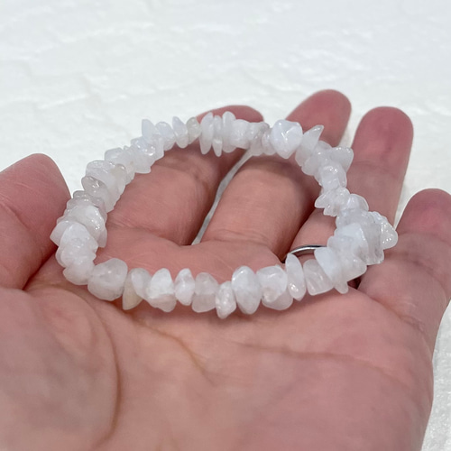 天然石ブレスレット386◇アゼツライト 証明書 ギャランティカード H&E