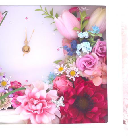 幸せな時を刻む花時計 creema限定