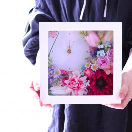 幸せな時を刻む花時計 creema限定