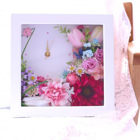 幸せな時を刻む花時計 creema限定