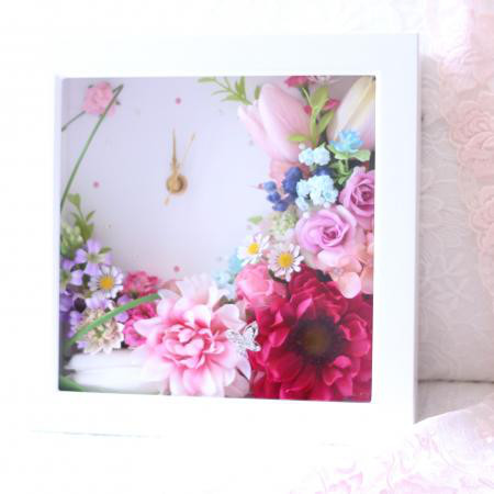 幸せな時を刻む花時計 creema限定