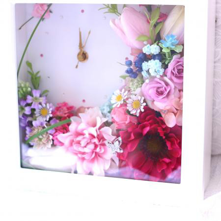 幸せな時を刻む花時計 creema限定