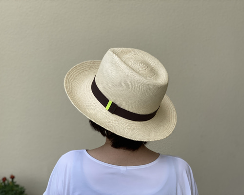 木型で作った中折れパナマハット ハット 関口善大靴工房 通販 17782048