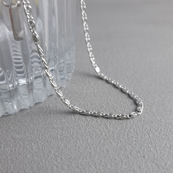 サージカルステンレス ブレスレット シルバー 金属アレルギー対応 つけっぱなしOK 3枚目の画像