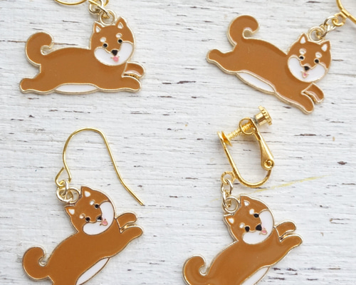 柴*犬様 K18ピアス b92b33877a732cfc9ee3debbdf544a