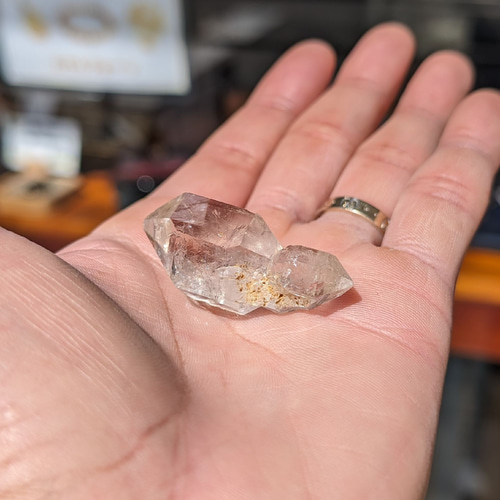 ダウ タンジェリンクォーツ マスタークリスタル 水晶 原石 ポイント