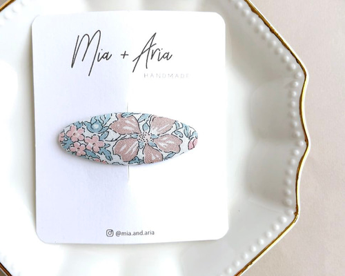 パッチンピン 6cm ( Liberty, Botanist′s Bloom ） 雑貨・その他 Mia+