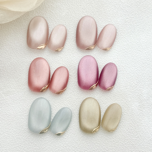 選べる6色✦フラワーフレンチネイル×マグネット｜大人可愛いマグネット