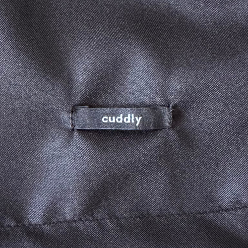 国産ポリエステル】まっくろスモック 長袖 80、90、100、110、120、130