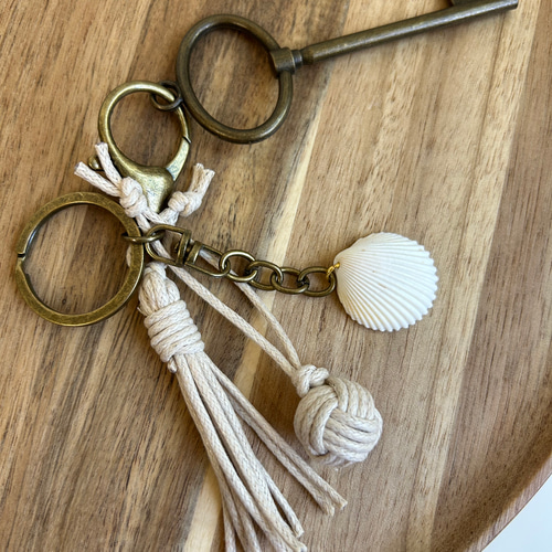 モンキーフィストノット キーホルダー (OFF WHITE) キーホルダー