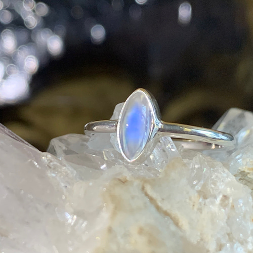 NOIR DE POUPEE】K10ロイヤルブルームーンストーンリング 11号 11号