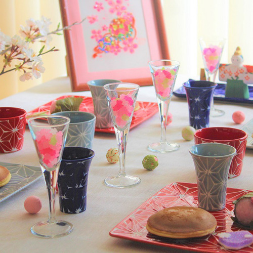 波佐見焼　ホワイトライン麻　スクエアプレートL 瑠璃 翔芳窯 波佐見焼 ホワイトライン麻 スクエアプレートL 瑠璃 翔芳窯 波佐見焼