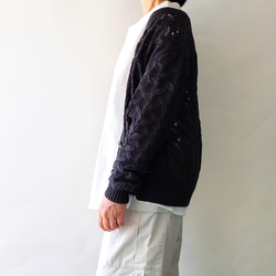 春秋コットンカーディガン 4枚目の画像