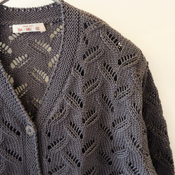 春秋コットンカーディガン 8枚目の画像