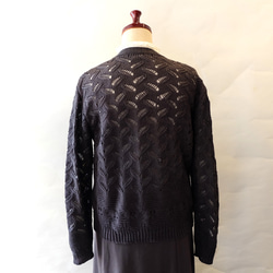 春秋コットンカーディガン 9枚目の画像