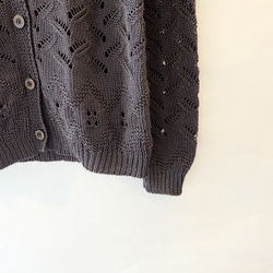 春秋コットンカーディガン 7枚目の画像