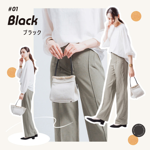 かわいさ主役級❤上品 キャンバス ミニ キューブバッグ 【送料