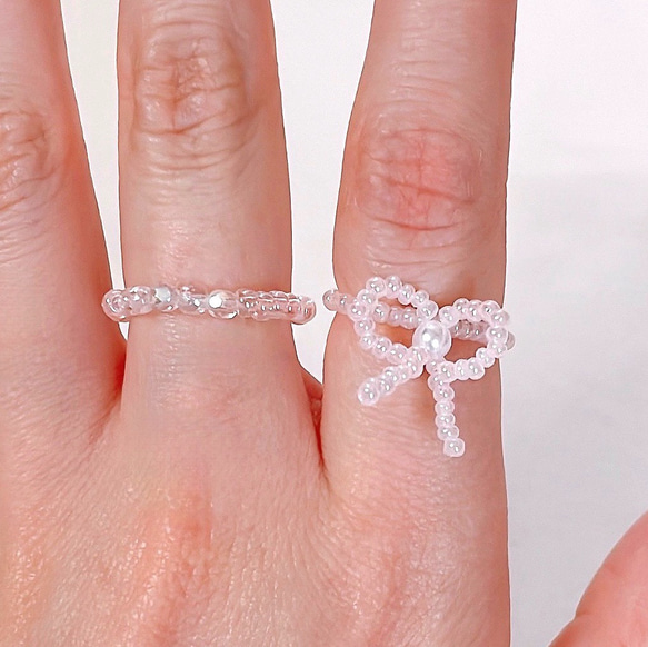 パリで購入NAKAMOLのビーズ指輪