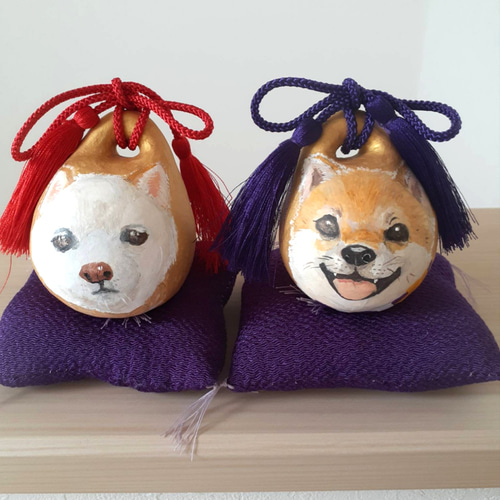 こんぴら狗さんの鈴飾り その他置物 ひなき 通販 17783582｜Creema