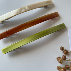 再入荷 大きめ バレッタ ヘアアレンジ シンプル オシャレ 大人可愛い 2枚目の画像