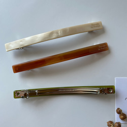 再入荷 大きめ バレッタ ヘアアレンジ シンプル オシャレ 大人可愛い 3枚目の画像