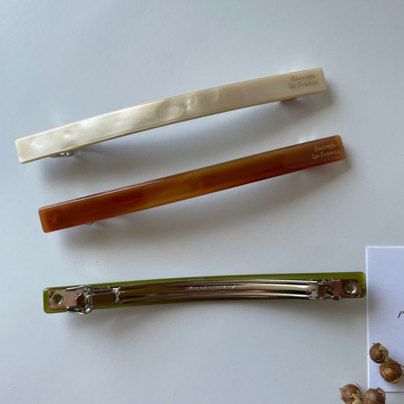 再入荷 大きめ バレッタ ヘアアレンジ シンプル オシャレ 大人可愛い 3枚目の画像