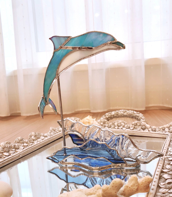 イルカステンドグラス 立体・オブジェ EPOCH MAKING 通販 17784003