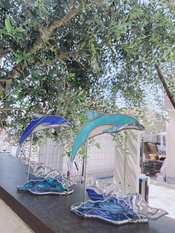 イルカステンドグラス 立体・オブジェ EPOCH MAKING 通販 17784025