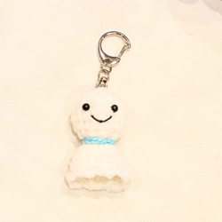 てるてる坊主のキーホルダー／ストラップ あみぐるみ matsukomade 通販