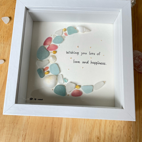 dolphin #シーグラスアート#シーグラスアート作品#sea glass art
