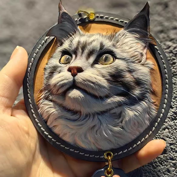 猫ニキ KC's レザー ロング ウォレット キーホルダー 猫ニキ KC's レザー ロング ウォレット キーホルダー ZERO