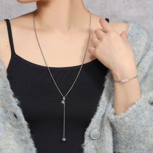 美品♡ハーキマーダイヤモンド♡マインズ社♡シャイニリングネックレス&ブレスレット 美品♡ハーキマーダイヤモンド♡マインズ社♡シャイニリング