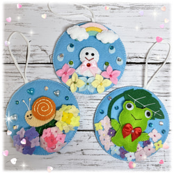 フェルトのガーランド☆フェルトリース☆壁飾り リース Tama 通販