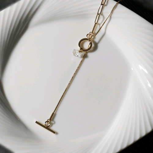 accessories mau ハーキマーダイヤ ロングネックレス（楽天市場