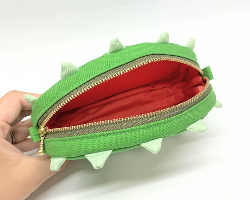 ハエトリソウ　ショルダーバッグ　蝿ポーチ　ハンドメイド　食虫植物　ハエトリグサ ハエトリソウ ショルダーバッグ 蝿ポーチ ハンドメイド 食虫植物
