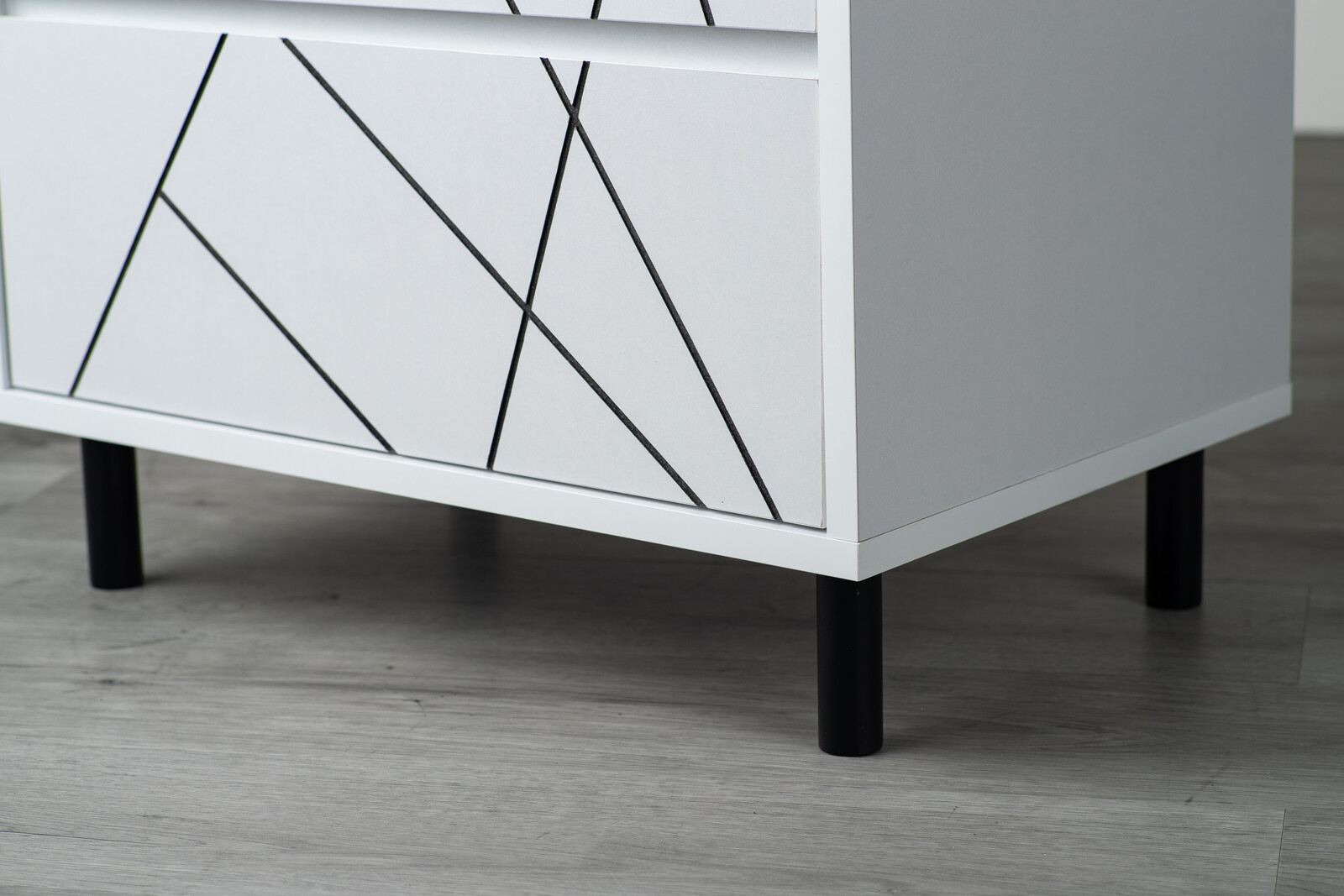 キャビネット チェスト　棚　 収納　リビング 幾何学模様でお部屋にアクセントを 【LBZ-SD-12154493】