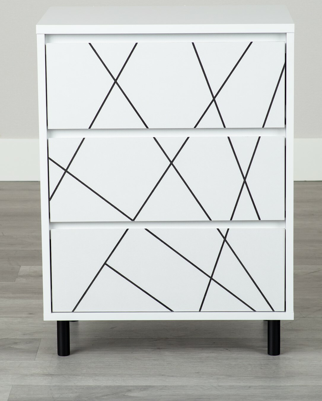 キャビネット チェスト　棚　 収納　リビング 幾何学模様でお部屋にアクセントを 【LBZ-SD-12154493】