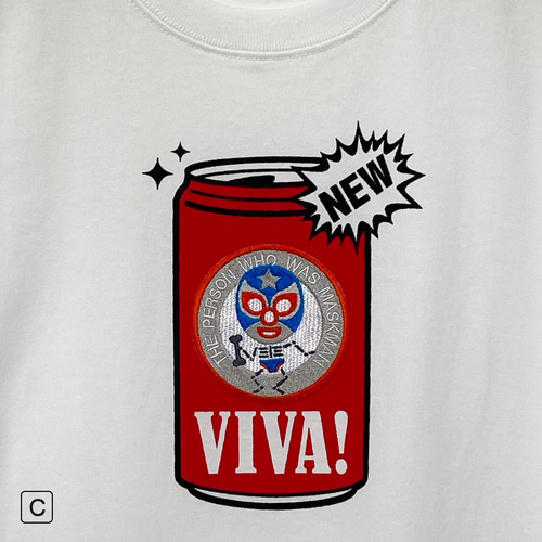 刺繍ワッペン☆T-shirt／マスクマンだった人2024 7.1oz Tシャツ