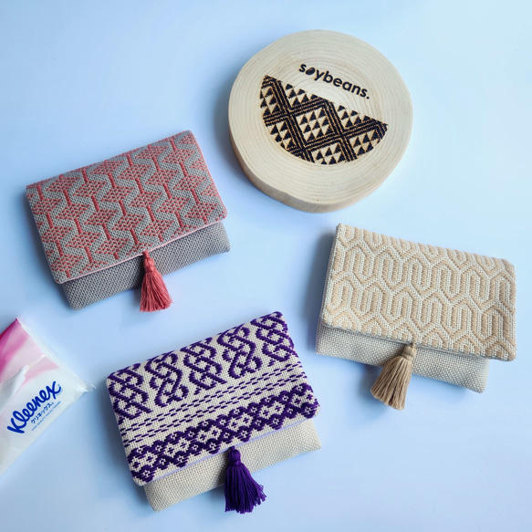 こぎん刺し・刺し子】ポケットティッシュケース（小物入れ） その他