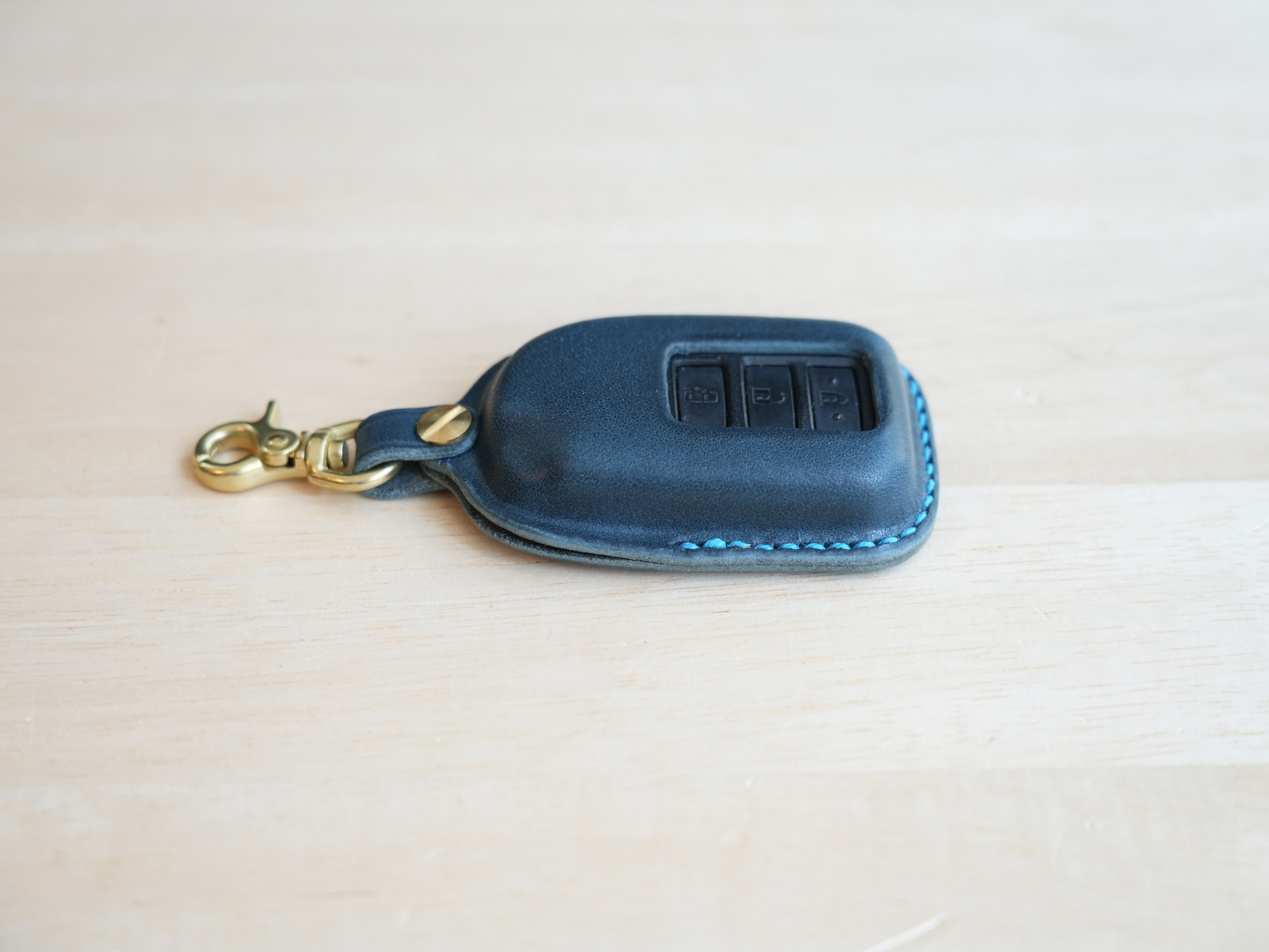 TOYOTA　スマートキーケースⅣ　ハイエース等　栃木レザー【名入れ無料・選べる革とステッチ】手縫い・本革