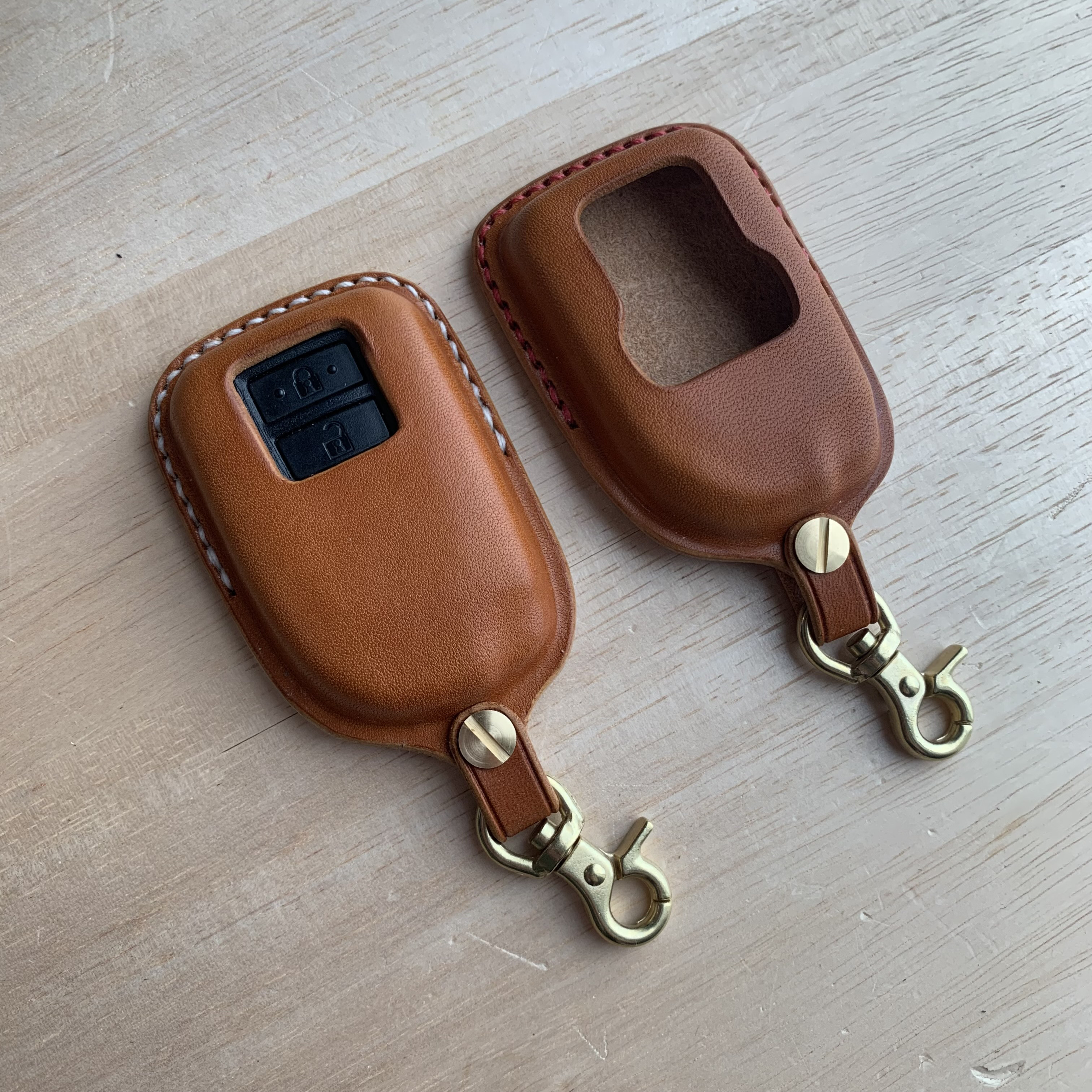 TOYOTA　スマートキーケースⅣ　ハイエース等　栃木レザー【名入れ無料・選べる革とステッチ】手縫い・本革