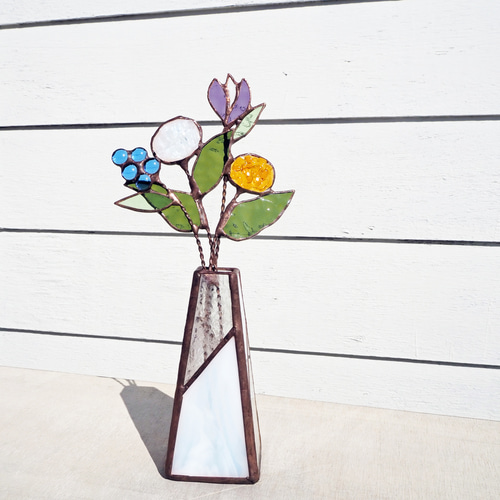 ステンドグラスの仏花 一輪挿し・花瓶・花器 Unit Glass Studio 通販