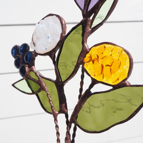 ステンドグラスの仏花 一輪挿し・花瓶・花器 Unit Glass Studio 通販