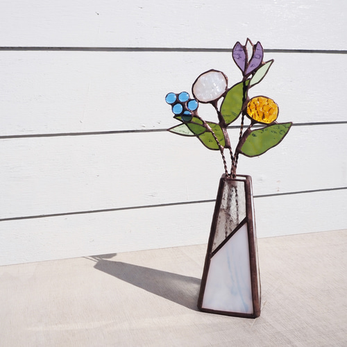 ステンドグラスの仏花 一輪挿し・花瓶・花器 Unit Glass Studio 通販