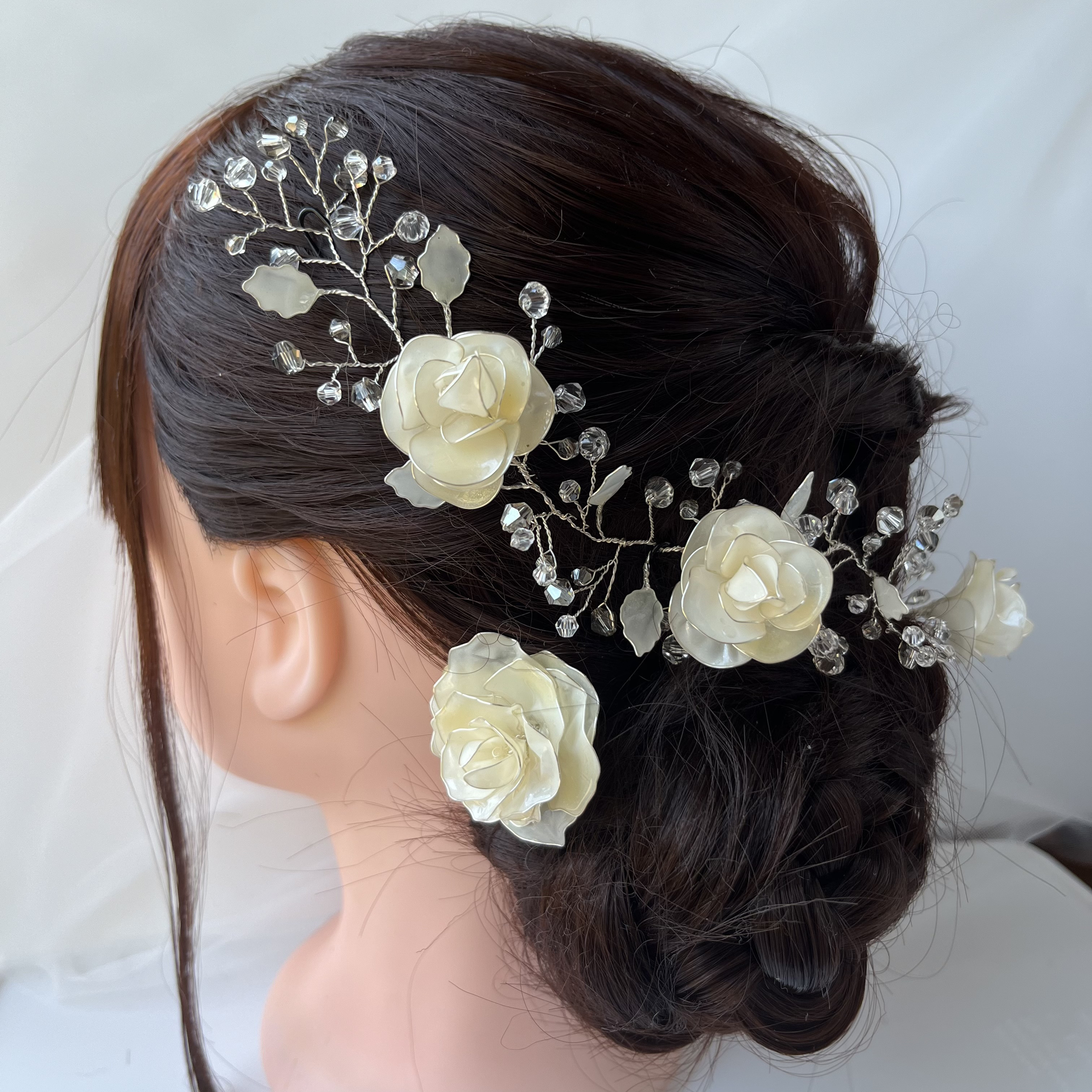 ヘッドアクセサリー＆フラワーピック/ブライダル/ドレス/ウエディングフォト/結婚式/成人式/振袖/着物/浴衣/七五三/